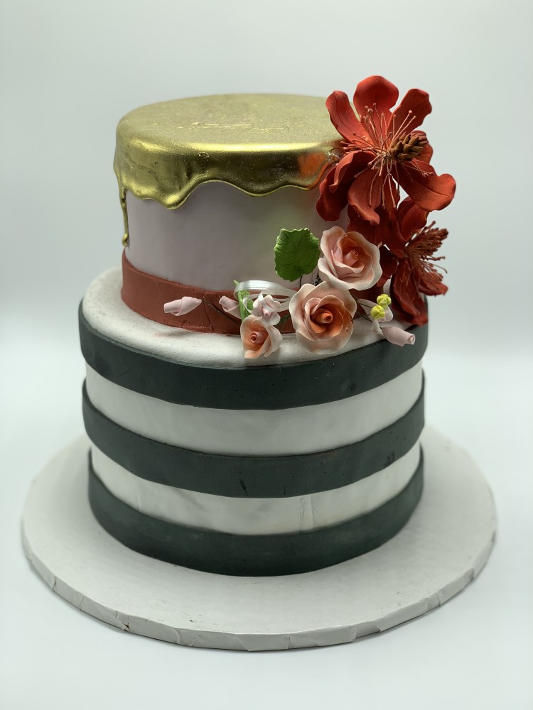 Black And Gold Cake Black And Gold Cake