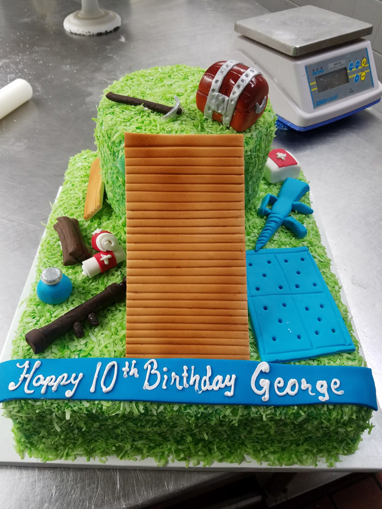 Fortnite Theme Cake Fortnite Theme Cake