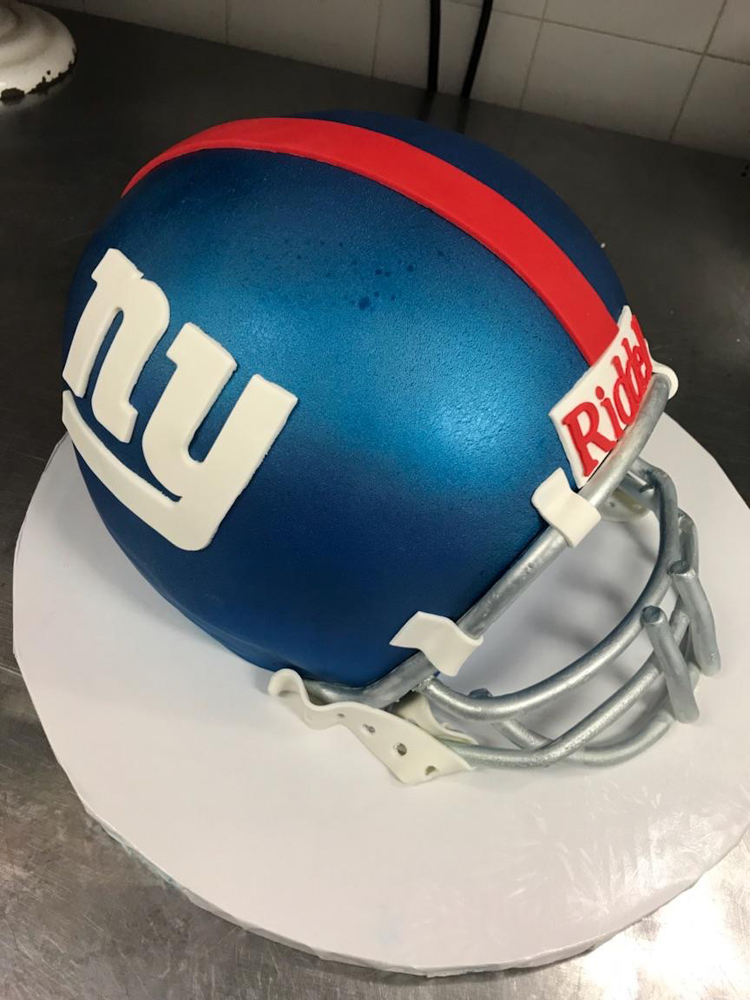 Giants Helmet Cake Giants Helmet Cake