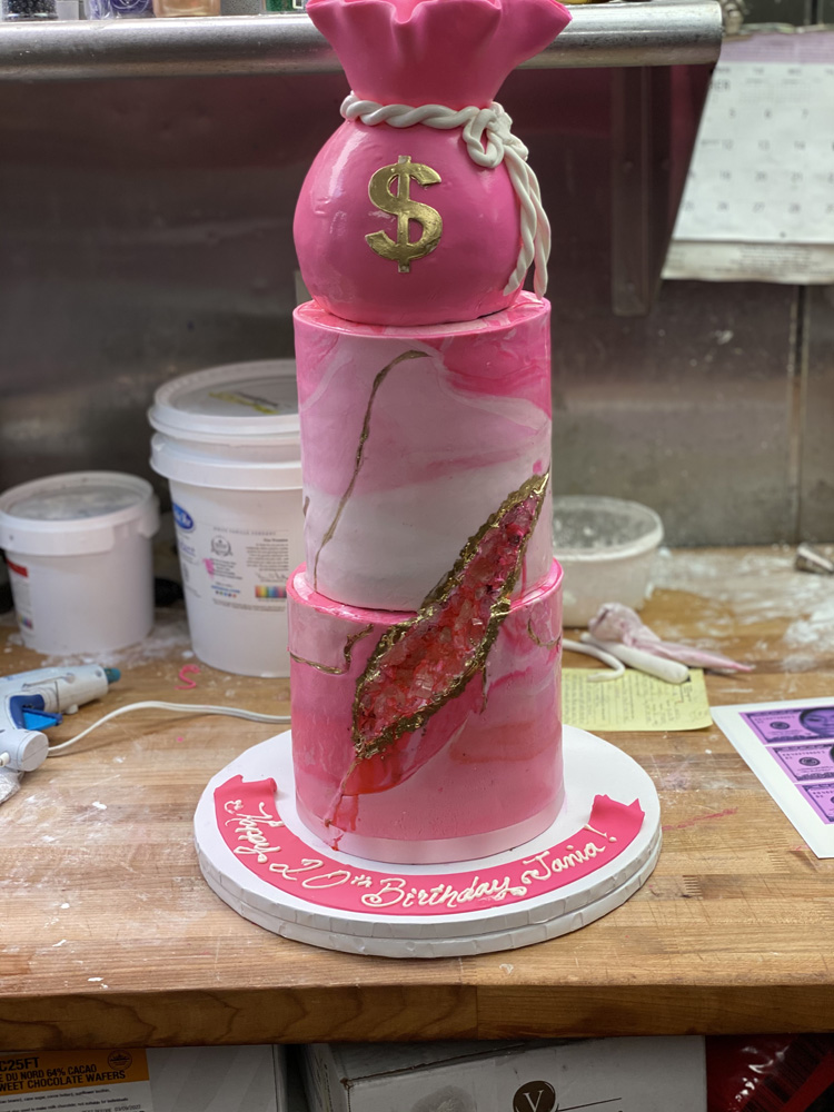 Money Bag Cake Money Bag Cake