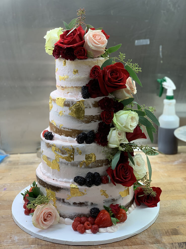 Naked Gold Cake Naked Gold Cake