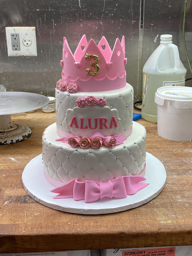 Pink And White Cake Pink And White Cake