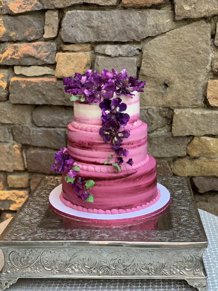 Purple Wedding Cake Purple Wedding Cake