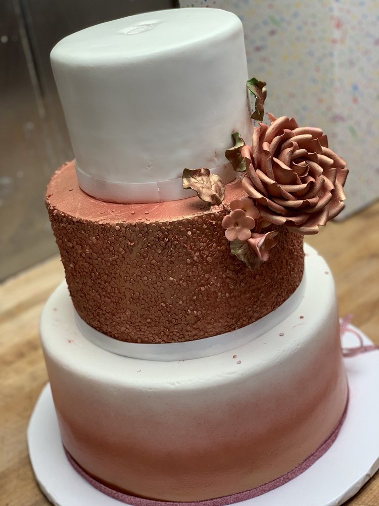 Rose Gold Cake Rose Gold Cake