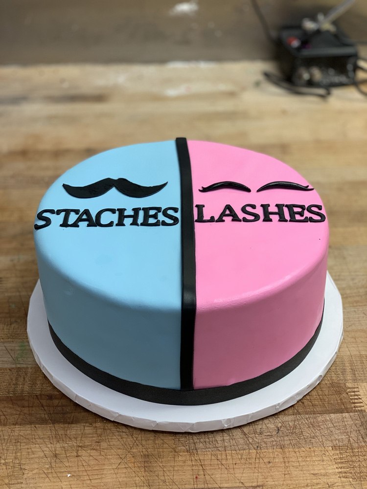 Staches And Lashes Cake Staches And Lashes Cake