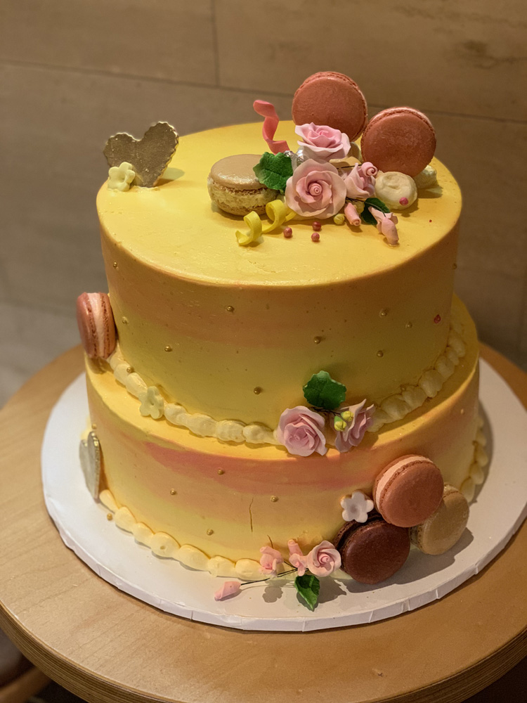 Yellow Pink Cake Yellow Pink Cake