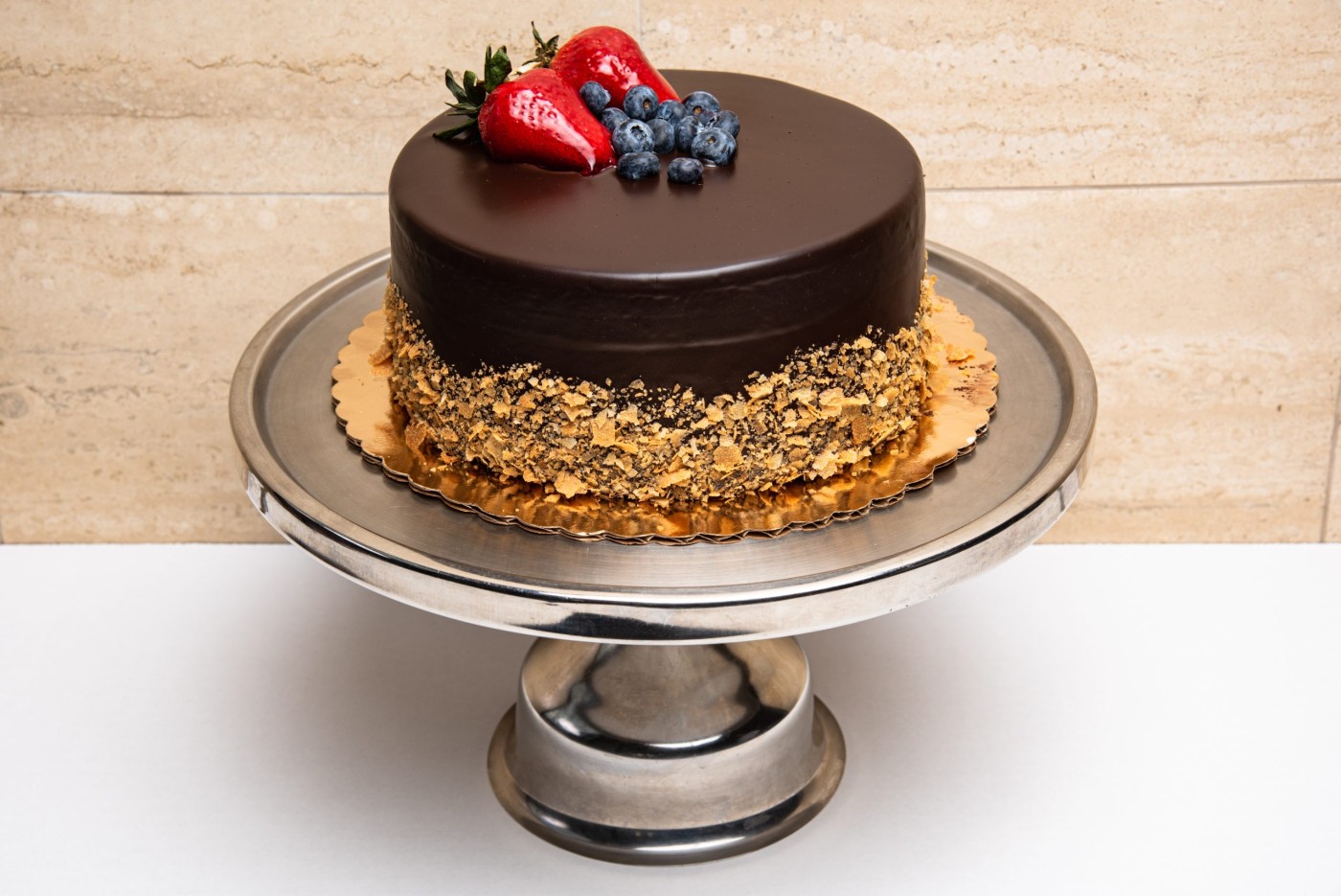chocolate mousse cake savor the classic flavor of a homemade chocolate mousse cake at Mia's Bakery.