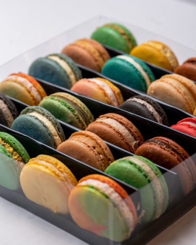 24 pack French Macarons from Mia's bakery