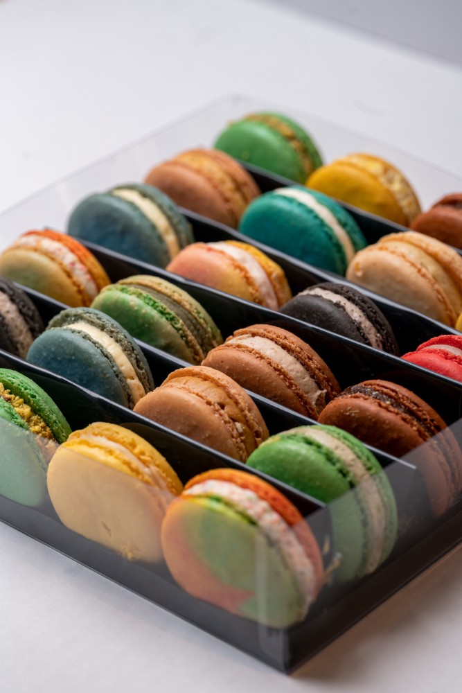 24 pack French Macarons 24 pack French Macarons from Mia's bakery