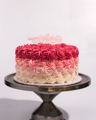 savor the flavor of a rosette cake at Mia's Bakery.